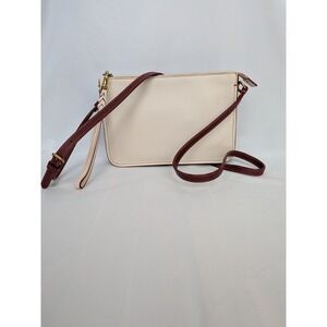 Coach 1941 Soho Crossbody Bag Glove Tanned Leather Oxblood Chalk Colorblock